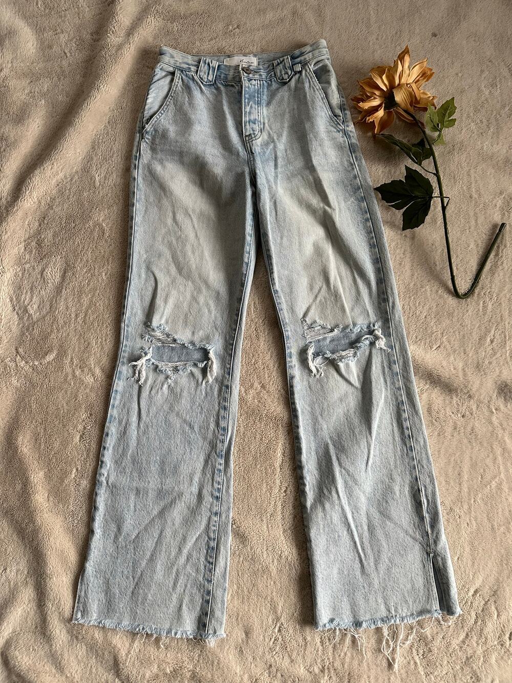 Kancan  High Waisted Distressed Jeans Size 1